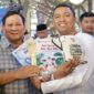 Menteri Pertahanan Prabowo Subianto di acara diskusi Belajaraya yang diselenggarakan di Pos Bloc, Jakarta Pusat. (dok. Tim Media Prabowo Subianto)