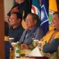 Keluarga besar Koalisi Indonesia Maju menerima Silahturahmi dari Presiden RI ke - 6 Susilo Bambang Yudhoyono bersama Agus Harimurti Yudhoyono. (Facbook.com/@Airlangga Hartarto)
