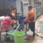 Dua desa di Kecamatan Pangkalan, Kabupaten Karawang, Provinsi Jawa Barat, mengalami kekeringan. (Dok. BNPB) 
