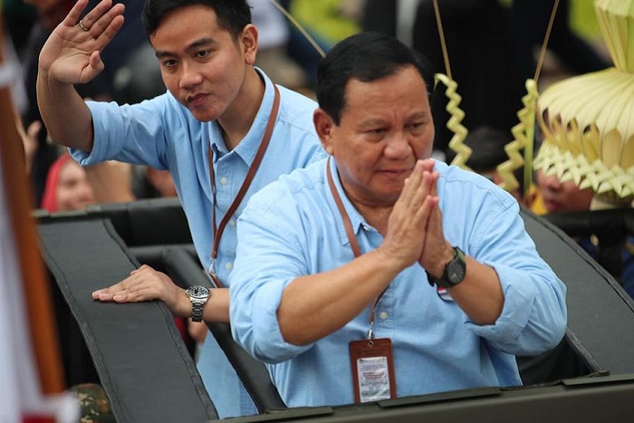 Pasangan Calon presiden Prabowo Subianto dan Cawapres Gibran Rakabuming Raka (Instagram.com/@prabowo)