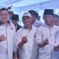 Hary Taneosoedibjo Ketua Umum Partai Perindo,dalam acara bazar pasar murah sembako di komplek Lido,Senin 11/12/2023 (foto : Istimewa)