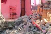 Dampak kerusakan rumah warga akibat gempa M4,6 yang mengguncang wilayah Kabupaten Sukabumi, Jawa Barat. (Dok. BPBD Kabupaten Bogor)