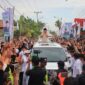 Kehadiran capres nomor urut 2 Prabowo Subianto di Palembang. (Dok. Tim Media Prabowo-Gibran)