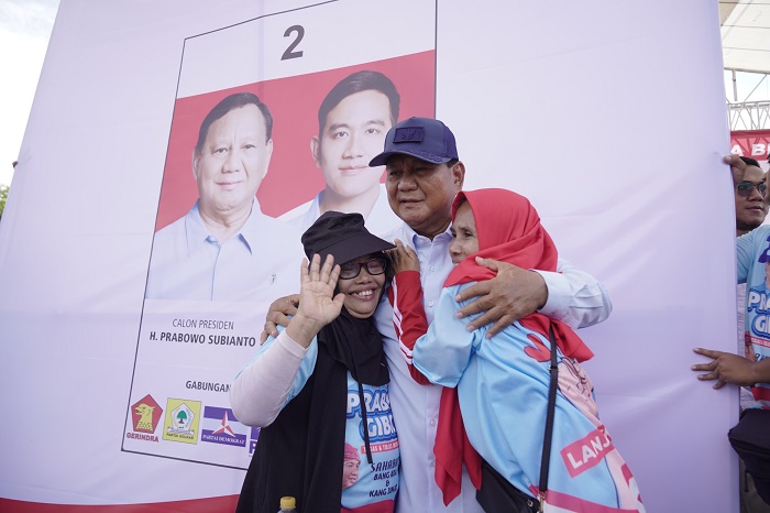 Calon Presiden nomor urut 2, Prabowo Subianto hadir di acara Deklarasi Dukungan dari masyarakat Subang dan Relawan. (Dok. TKN Prabowo - Gibran)
